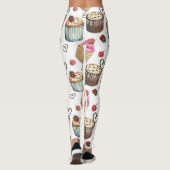 Waterverf cupcakes leggings (Achterkant)