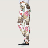 Waterverf cupcakes leggings (Links)