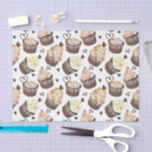 Waterverf cupcakes tissuepapier (Craft)