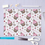 Waterverf cupcakes tissuepapier (Craft)