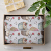 Waterverf cupcakes tissuepapier (Geschenk)