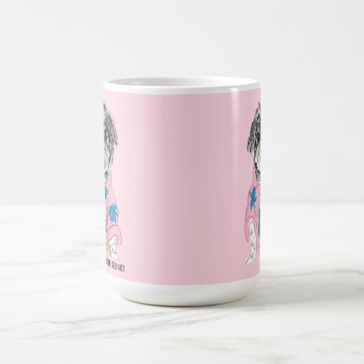 WATERVERF CUSTOM DOG SHIHTZU VOEG UW EIGEN KOFFIEMOK (Center)