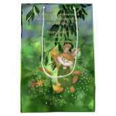 Waterverf Custom Paashaas Medium Cadeauzakje (Achterkant)