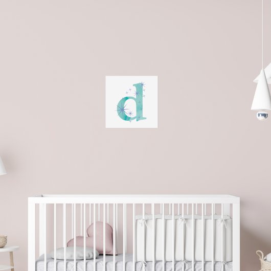 Waterverf D Poster (Kinderkamer 2)