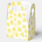 Waterverf Daffodil Ditzy Floral Bedankdoosjes (Geopend)