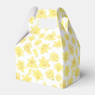 Waterverf Daffodil Ditzy Floral Bedankdoosjes