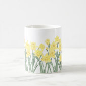 Waterverf Daffodil Ditzy Floral Koffiemok (Center)