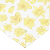 Waterverf Daffodil Ditzy Floral Long Lange Tafelloper (Hoek)