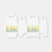 Waterverf Daffodil Floral Bedankdoosjes (Uitgevouwen)