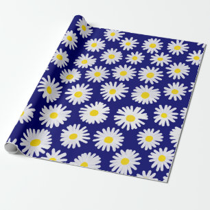 Waterverf Daisies Cadeaupapier