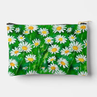 Waterverf Daisies in een Groen Veld
