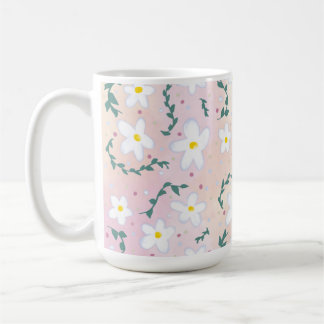 Waterverf Daisies Koffiemok