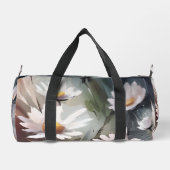 Waterverf Daisies Patroon Aangepaste naam Plunjezak (Achterkant)