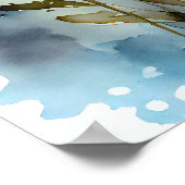 Waterverf Daisies Poster (Hoek)