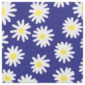 Waterverf Daisies Stof (Close Up)