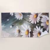 Waterverf Daisies Strandlaken (Voorkant)