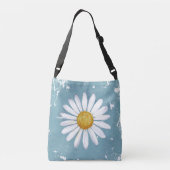 Waterverf Daisy Elegance Crossbody Tas (Achterkant)