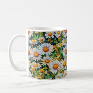Waterverf Daisy Flowers Tuin Koffiemok