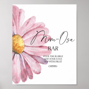 Waterverf Daisy \ Mon-osa bar Poster