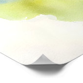 Waterverf Daisy Poster (Hoek)