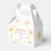 Waterverf Daisy Verjaardag Bedankdoosjes (Voorkant Zijde)