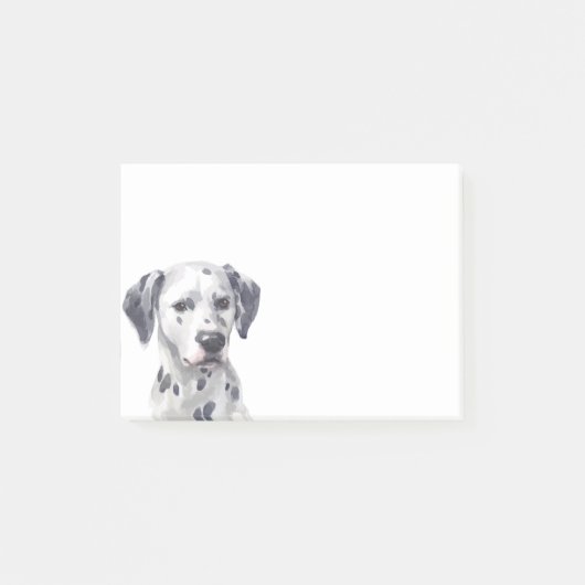 Waterverf Dalmatian Dog Pet Post-it® Notes (Voorkant)