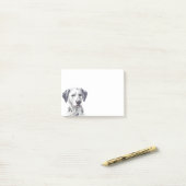 Waterverf Dalmatian Dog Pet Post-it® Notes (Op bureau)