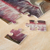 Waterverf - de ogen van de toekomst - het kind legpuzzel (Zijkant)