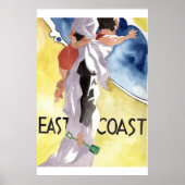 Waterverf Deco-stijl reclame Poster (Voorkant)