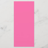 Waterverf Deegroller Rozen Cupcake Prijsmenu Menu (Achterkant)