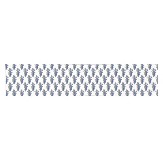 Waterverf - Deep Blue Pine Tree Korte Tafelloper (Horizontaal)