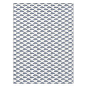 Waterverf - Deep Blue Pine Tree Tafelkleed (Voorkant)