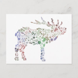 Waterverf Deer Briefkaart