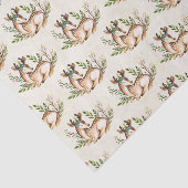  Waterverf Deer Lading Down Boho Pattern Tissuepapier (Detail)