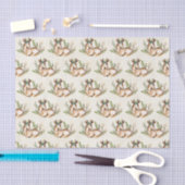  Waterverf Deer Lading Down Boho Pattern Tissuepapier (Craft)