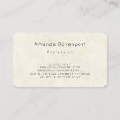 Waterverf Deer Laying Down Boho Visitekaartje (Achterkant)