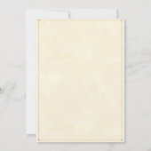 Waterverf Deers trouwuitnodiging Kaart (Achterkant)