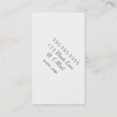 WATERVERF DELICEERT PEAR CACTUS FLOWER VISITEKAARTJE (Achterkant)