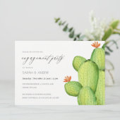 WATERVERF DESERT CACTUS-VERLOVING KAART (Staand voorkant)