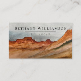 Waterverf Desert Visitekaartje