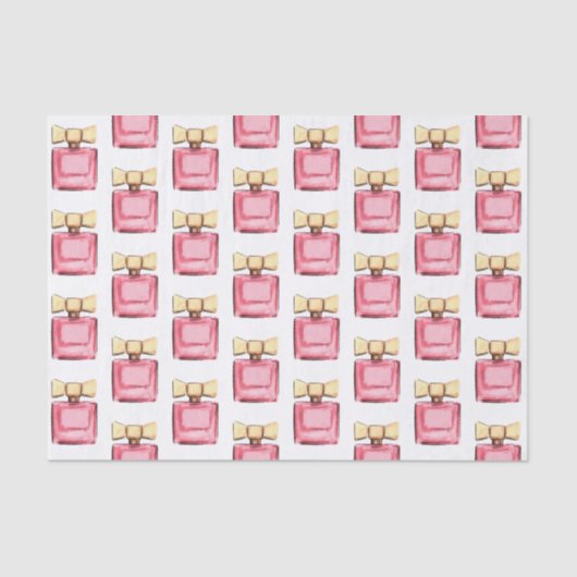 Waterverf Designer Parfum Parfum Tissue Paper Tissuepapier (Voorkant)