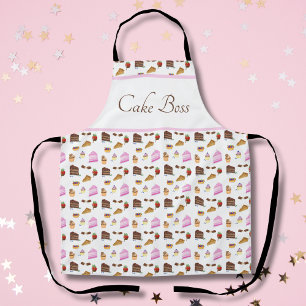 Waterverf Desserts Cake Boss Schort