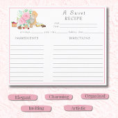 Waterverf desserts met mixer en Rozen recept