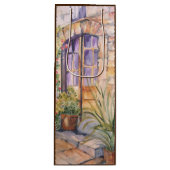  waterverf deur Gift Bag Wijn Cadeautas (Voorkant)