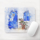 Waterverf deur muismat (Met muis)