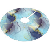 Waterverf Diaphonous Chic Elegant Kerstboom Rok (Gekanteld)