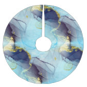 Waterverf Diaphonous Chic Elegant Kerstboom Rok (Voorkant)