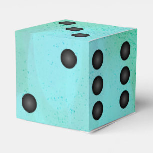 Waterverf Dice of Die Wedding Party Favoriet Box Bedankdoosjes