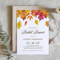 Waterverf die de herfst van Bridal Brunch laat val