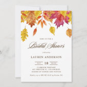 Waterverf die in het najaar van het Vrijgezellenfe Kaart (Voorkant)